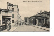 MONTLUEL, LA RUE DE LA GARE ET