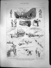 Original alter antiker Druck