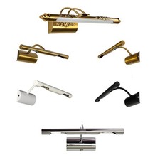 Bilderleuchte Metall Wand elegant verstellbar Spiegel Bad Wohnzimmer Lampe