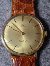 Bucherer Herrenuhr vintage 1963, Gold