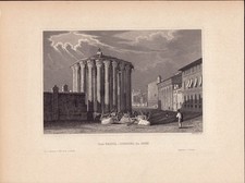 Original Stahlstich. 1850. Der