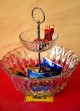  Etagere Glas 2 Etagen Etagenständer Etagenplatte Servierplatte Muffinetage C 95