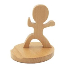 Hölzerner Handyhalter aus