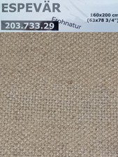 Ikea ESPEVÄR Bezug für Boxspringbett 160x200 Risane natur 203.733.29 NEU