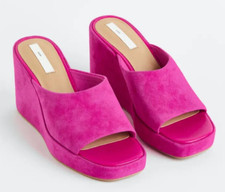 H&M Wedge-Heeled Wildleder