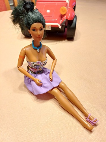 Dunkelhäutige barbie aus den - barbie,