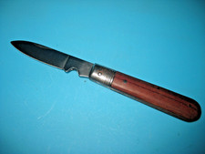 80er Jahre Arbeitsmesser Armeemesser Bundeswehr Holzgriff Klappmesser Taschenmes