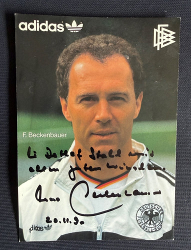 Autograph franz beckenbauer - autograph,