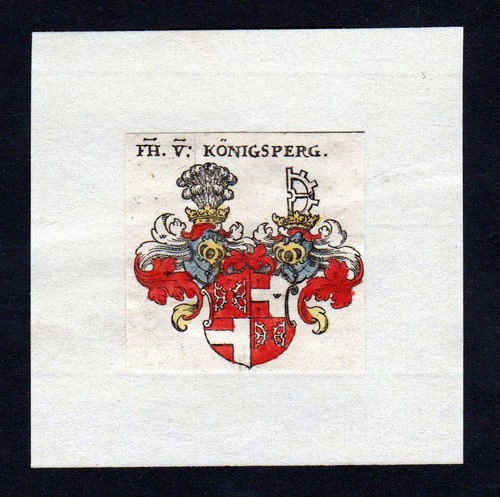 Von königsberg wappen - 17., jh
