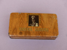 alte Blechdose 50 Cigaretten UNSER KAISER Cigarettenfabrik Yenidze Dresden