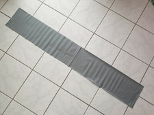Reststoff PVC/Vinyl grau/silber ca. 22x140 cm
