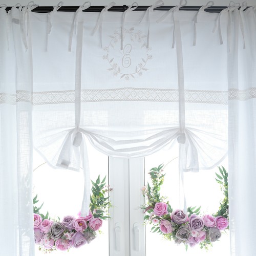 Romantische raff gardine rollo - romantische,