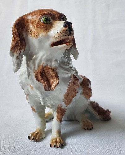 Porzellan figur hund - porzellan,