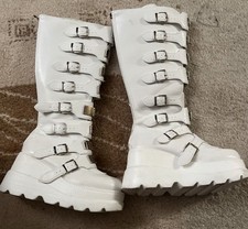 Stiefel Weiß Gothic 39