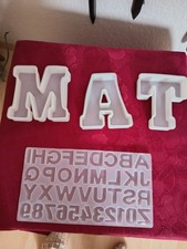 Silikonformen Buchstaben groß und klein