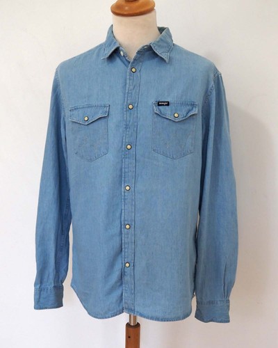 Wrangler herren jeanshemd - jeanshemd, gr