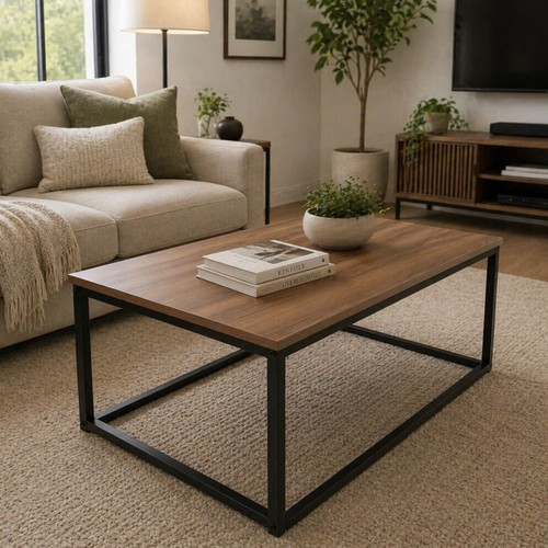 Moderner couchtisch holzoptik - couchtisch,