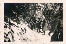 Foto WK II Wehrmacht Soldaten Offiziere Abstieg Drachenfels Riesengebirge K1.85