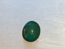 Chrysopras grün Edelstein Cabochon Schliff rund 5.5 Karat