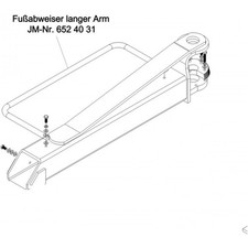 FUSSABWEISER LANGE ARM JMP –