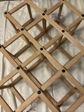 Flexibles Weinregal Wein Regal Klappbar Zur Lagerung Flaschen Holz 