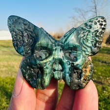 Natural Labradorite Hand