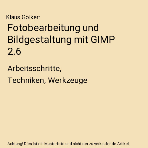 Fotobearbeitung und