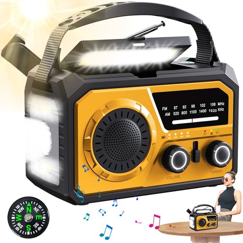 Notfall solar radio - notfall, 20000mah