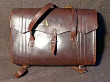 HERRLICH ANTIK Leder Laptop Kuriertasche Schulranzen Aktentasche Umhängetasche