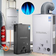 Gasdurchlauferhitzer Campingdusche LPG Durchlauferhitzer Boiler 6 8 10 12 16 18L