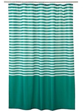 Ikea VADSJÖN Duschvorhang 180x200 dunkelgrün weiss Streifen NEU OVP 104.394.82