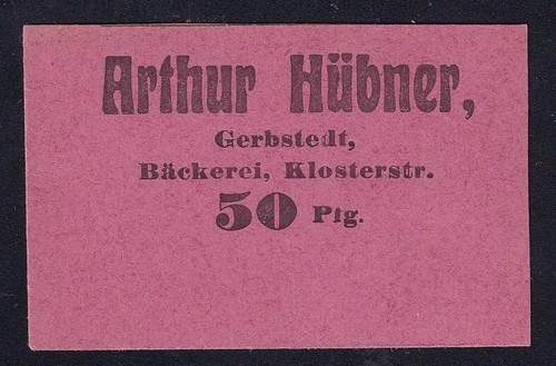 Gerbstedt pfennig - 50, o.d.