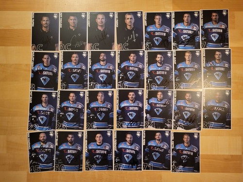 Autogrammkarten set erc - -,