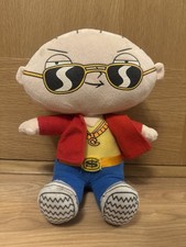 Family Guy Stewie Griffin Gangster großes Plüschtier Stofftier Fuchs 2012 - selten