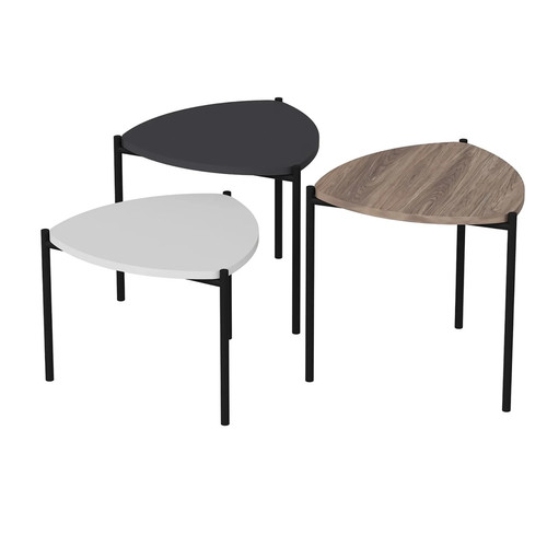 Beistelltisch set glamsbjerg - beistelltisch,