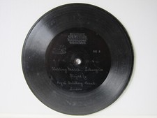 78rpm E. BERLINER GRAMOPHONE 7"  - Royal Artillery Band - Wedding March