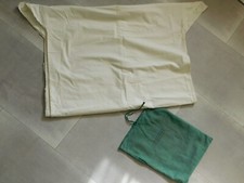 Schlafsackbeutel mit weißem Stoff innen gestempelt mit Initialen !