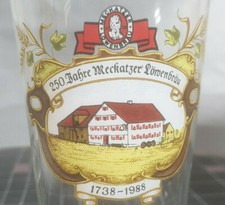 Bierglas Meckatzer Löwenbräu