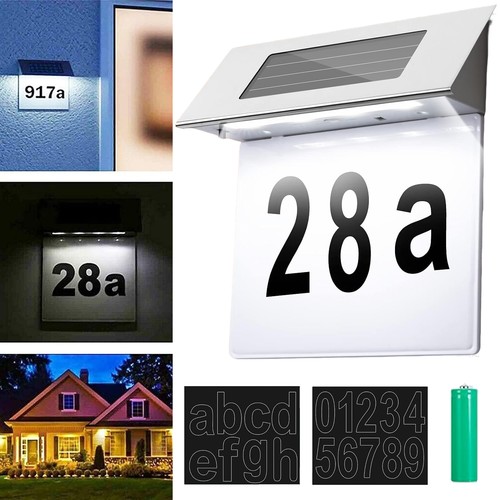 Solarhausnummer schild led - solarhausnummer,