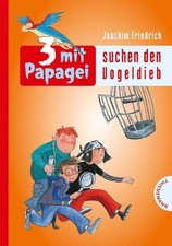 Drei mit Papagei suchen den