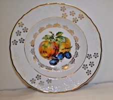 alter Teller, Obst - Motiv -