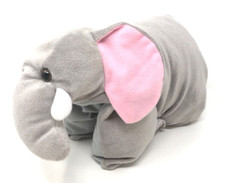 Plüschtier Kissen Elefant zum Aufklappen - Sparkasse Werbeartikel