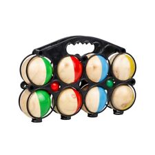 64025 Boule-Set aus Holz mit Tragekorb 11-teilig Boule Boules Boccia Wurfspiel