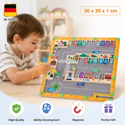 Montessori magnetspiel holz - magnetspiel,