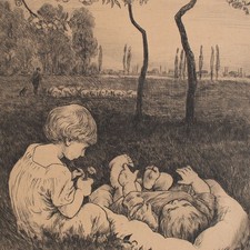 Hans Thoma Pastorale Szene
