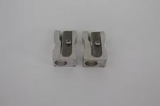 2x Anspitzer Metall Bleistift