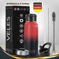 Trinkflasche Edelstahl 1L