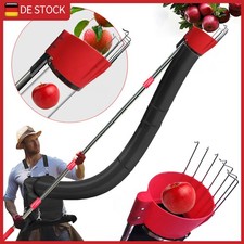 Teleskop-Obstpflücker Apfelpflücker Erntehelfer Teleskopstiel Pflücker bis 4m DE