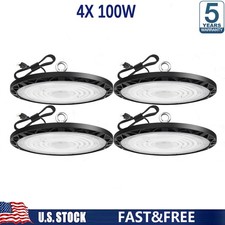 4 Pack 100W UFO Led High Bay