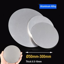 Alu Aluminium Dick 0.5mm~10mm Ronden Scheibe Platte Rund Blech Ø50mm-300mm Blank